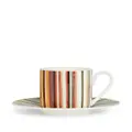 Missoni Home Stripes Jenkins coffee cup set - Brown