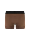 TOM FORD logo-waistband boxer shorts - Brown
