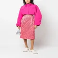 Marni sequin-embellished A-line skirt - Pink