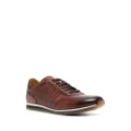 Magnanni leather lace-up sneakers - Brown