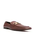Tod's Kate chain-detail loafers - Brown