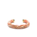 Aurelie Bidermann Diana twisted bracelet - Pink