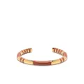 Aurelie Bidermann Positano enamel-detail bracelet - Brown