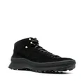 Jil Sander lace-up suede hiking boots - Black