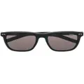 Montblanc square frame tinted lens sunglasses - Black