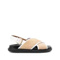 Marni Fussbett slingback sandals - Black