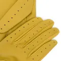 Mackintosh perforated driving gloves - Yellow
