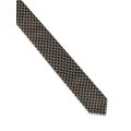 Dolce & Gabbana geometric-print silk tie - Black