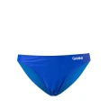 GANNI logo-print bikini bottoms - Blue
