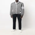 Thom Browne 4-Bar stripe hooded jacket - Grey