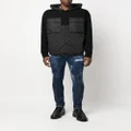 Dsquared2 quilted hooded jacket - Black
