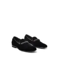 Jimmy Choo Thame embellished loafers - Black