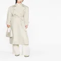 Rodebjer Lois double-breasted trench coat - Neutrals