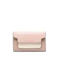 Marni colour-block leather purse - Pink