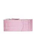Alexander McQueen Skull-charm leather wallet - Pink