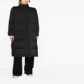 Calvin Klein funnel-neck padded coat - Black