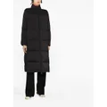 Calvin Klein funnel-neck padded coat - Black