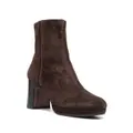 Chie Mihara zipped ankle boots - Brown