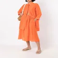Clube Bossa Pavlova high-waist midi skirt - Orange
