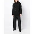 Emporio Armani woollen shirt jacket - Black