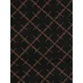 By Malene Birger geometric-patterned wool scarf - Black