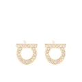 Ferragamo Gancini embellished earrings - Gold