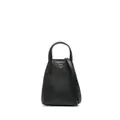 Ferragamo Gancini leather crossbody bag - Black