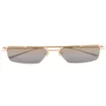 Valentino Eyewear Rockstud pilot-frame sunglasses - Gold