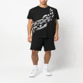 Alexander McQueen skeleton-print short-sleeved T-shirt - Black