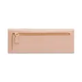 Prada logo-plaque leather wallet - Pink