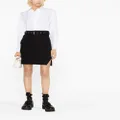 Alexander McQueen belted high-waisted skirt - Black