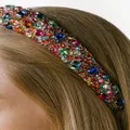 Jennifer Behr Mimi crystal-embellished headband - Red