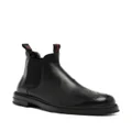 Bally perforated leather Chelsea boots - Black