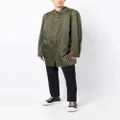 Rick Owens hooded track jacket - Green