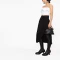 Alexander McQueen belted-waist mid-length skirt - Black