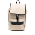 Calvin Klein logo-lettering recycled backpack - Neutrals