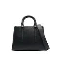 Calvin Klein raised-logo detail tote bag - Black