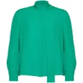 Valentino Garavani Georgette silk blouse - Green