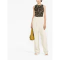 Stella McCartney high-waisted pleated trousers - Neutrals