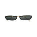 Linda Farrow narrow shaped sunglasses - Black