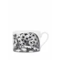 Fornasetti graphic-print porcelain tea set - Black