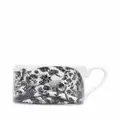 Fornasetti illustration-print porcelain tea set - Black