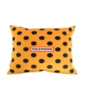 Seletti polka dot lip print cushion (50x50cm) - Yellow