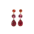 Jennifer Behr Aileen crystal earrings - Red