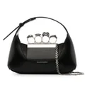 Alexander McQueen Mini Jewelled leather bag - Black