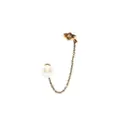 Alexander McQueen skull chain ear cuff - Gold