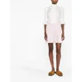ZIMMERMANN high-waisted linen shorts - Pink