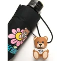 Moschino Teddy Bear floral-print umbrella - Black
