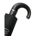 Moschino logo-print compact umbrella - Black