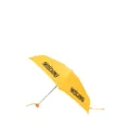 Moschino logo-print umbrella - Yellow